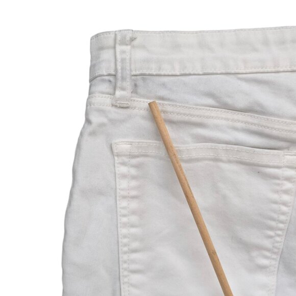 Lucky Brand Ava Skinny Jeans Womens White Stretch Denim Size 12 - Picture 13 of 13